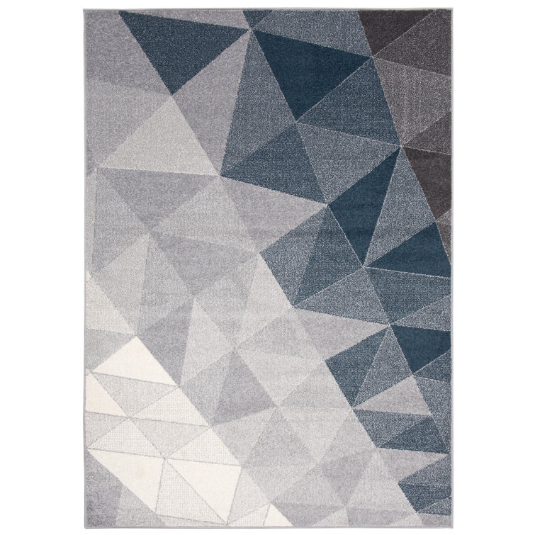 Metro Lane Kirouac Flatweave Grey/Cream Rug Wayfair.co.uk